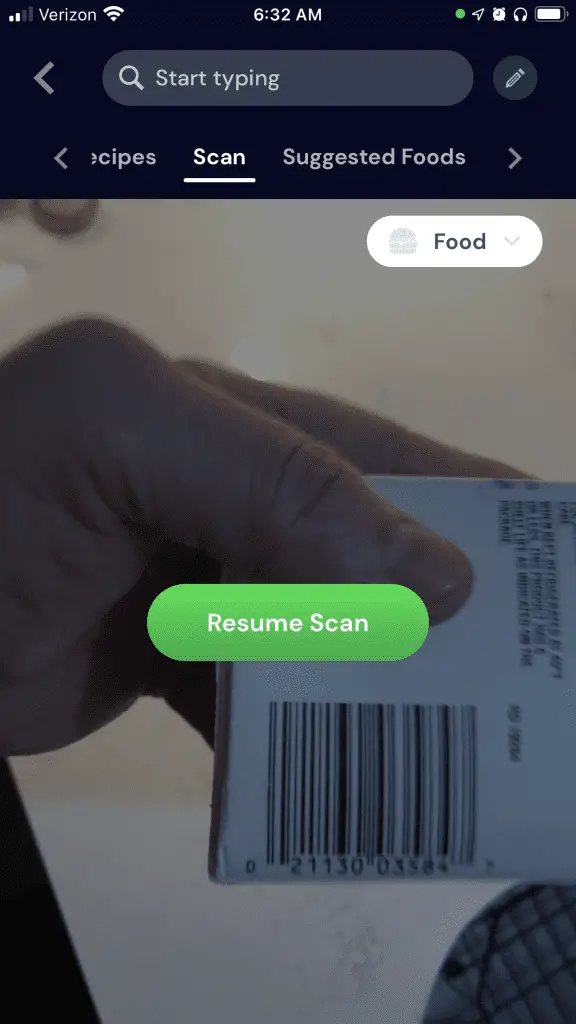 avatar nutrition food scan app